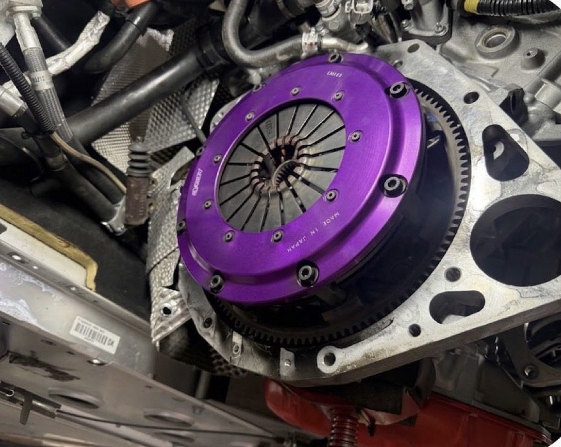 V6エキシージ410用 EXEDYカーボンツインクラッチ
