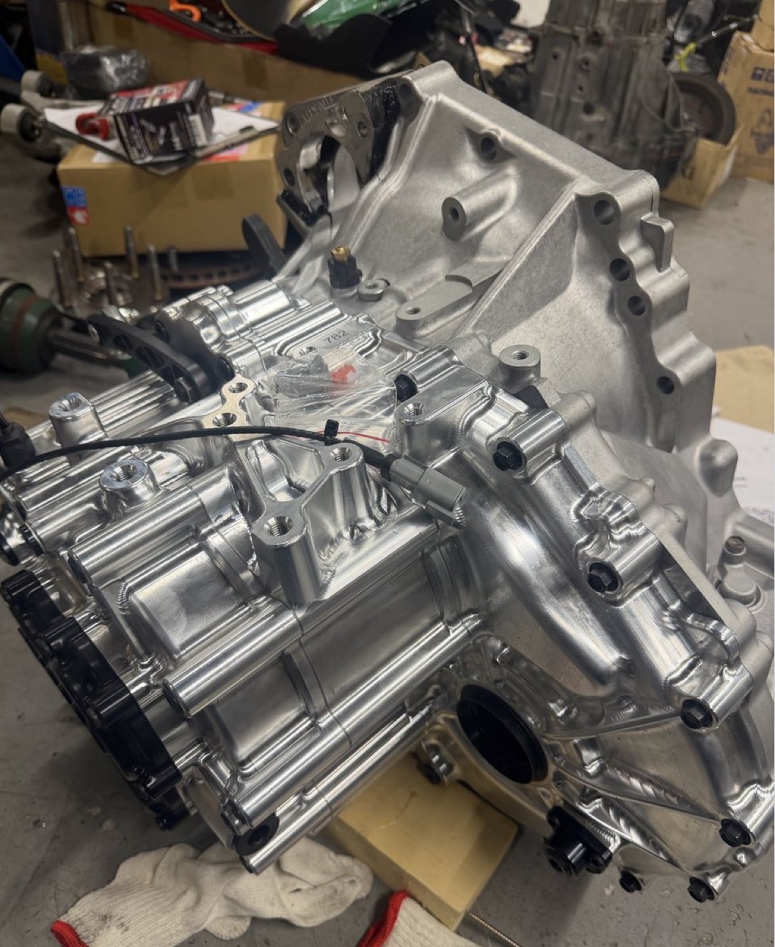 V6エキシージ410 シーケンシャルミッション作業